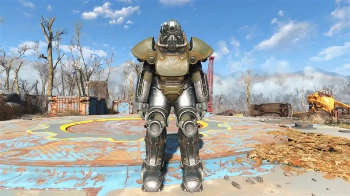 Где найти все виды силовой брони в Fallout 76