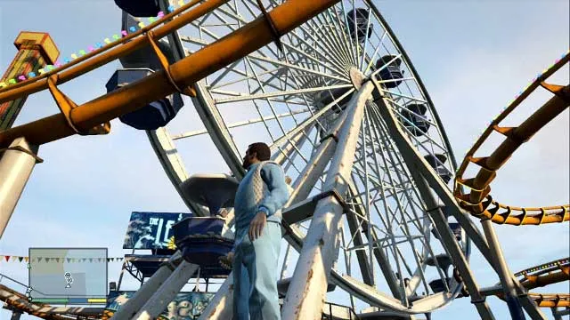 Ferris Wheel is the main attraction on the beach - Los Santos - The most interesting places - Grand Theft Auto V Game Guide