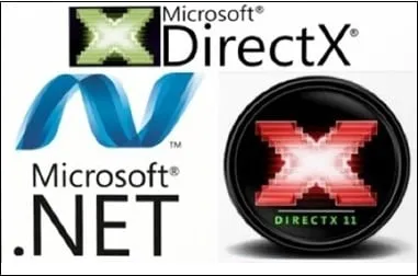 Лого Direct и Microsoft NET