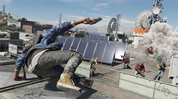 Маркус Холлоуэй вступает в бой в Watch Dogs 2 для PS4.