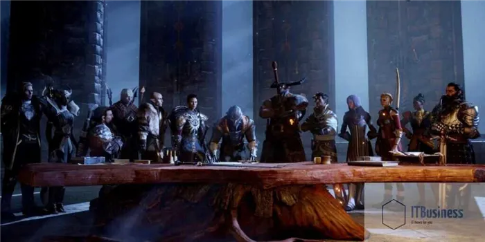 Dragon Age: Inquisition Товарищи за столом