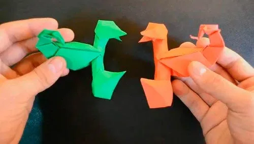 Оригами-скорпионы