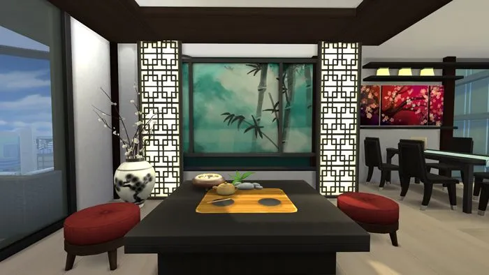The Sims 4: японская квартира