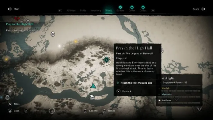 Фотография, показывающая, где найти первую точку стрельбы в Assassin's Creed