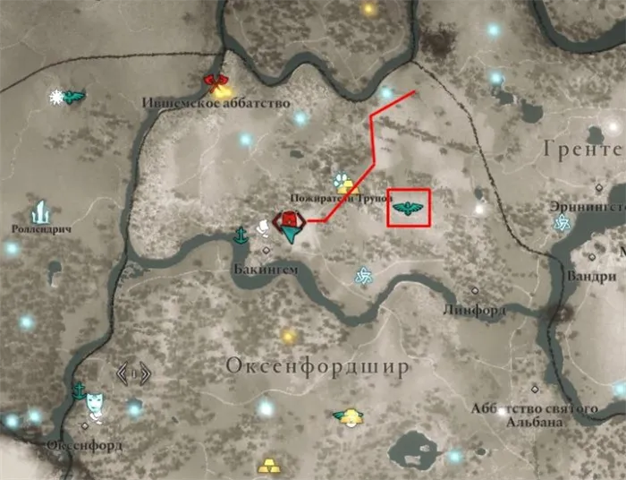 Любитель лошадей на карте мира Assassin's World