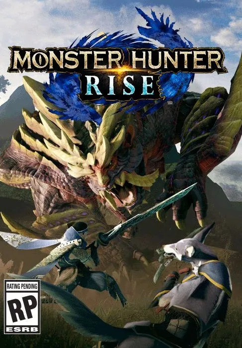 Обложка игры Monster Hunter Rise.