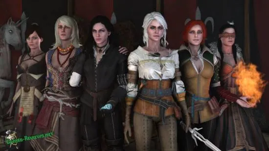 Женские персонажи в The Witcher 3