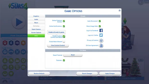 Sims 4 установка модов 2
