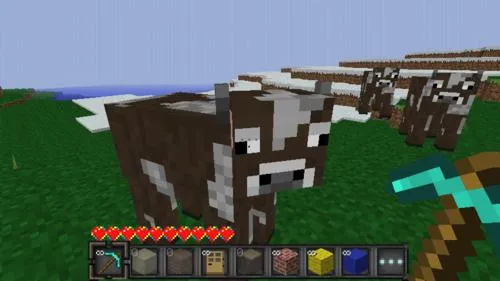 Как построить корову в Майнкрафт
