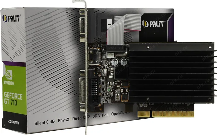 Palit GeForce GT 710 Silent 2GB (Neat7100HD46-2080H)