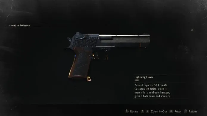 Револьвер для ремейка Resident Evil 2