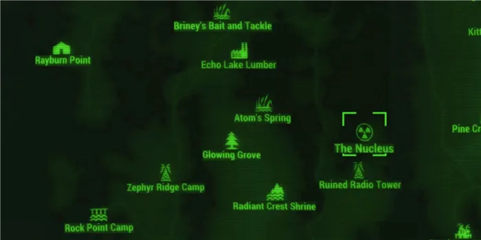 Fallout 4 Core на карте
