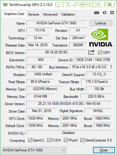 GeForce-GTX1660-GPUZ