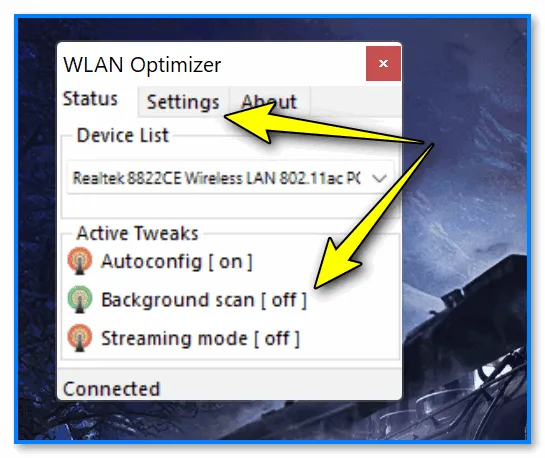 WLAN Optimizer - это очень маленькая и удобная утилита!