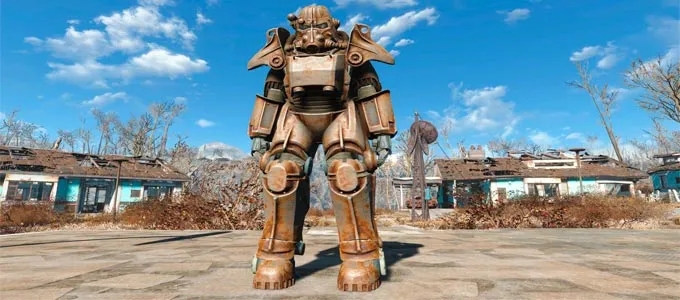 Расположение силовой брони в Fallout 4 Fallout 4