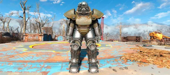 Расположение силовой брони в Fallout 4 Fallout 4