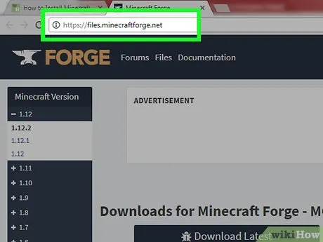 Установите Minecraft Forge шаг 2 рисунок
