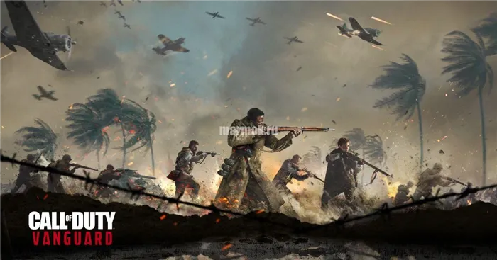 Снимок из игры Call of Duty Vanguard.
