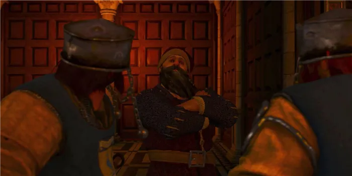 The Witcher 3: моментальный снимок Циана Фанелли и его охранников
