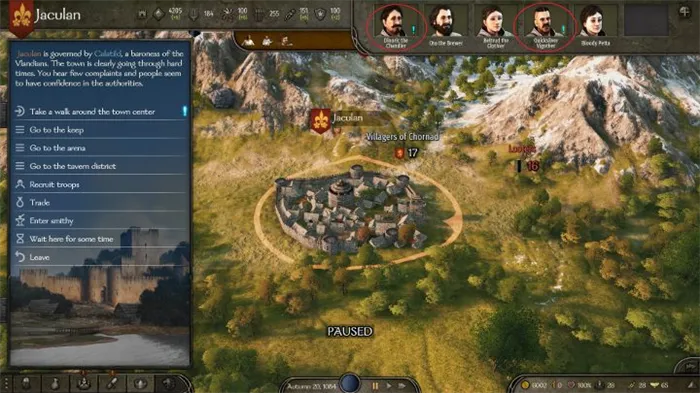 Characters marked with a blue exclamation mark will give you a mission. - Mount and Blade 2 Bannerlord: Best starting tips - Basics - Mount and Blade 2 Bannerlord Guide