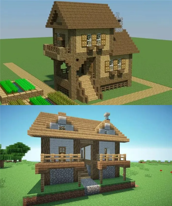 Деревянные дома формы