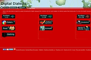 Digital Dialects — сайт с онлайн-играми для новичков в английском