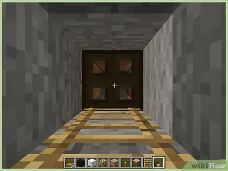 Изображение с названием Make a Trapdoor in Minecraft Step 4