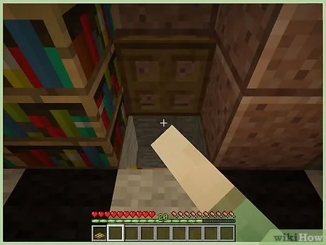Изображение с названием Make a Trapdoor in Minecraft Step 6