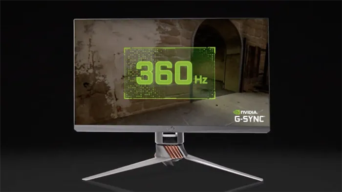 Asus ROG Swift 360Hz: Nvidia zeigt ersten Monitor mit G-Sync und 360 Hz - ComputerBase