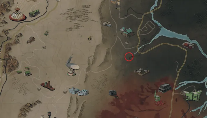 Fallout 76 Карта сокровищ Путеводитель