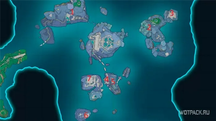 карта роскошных сундуков энканомии