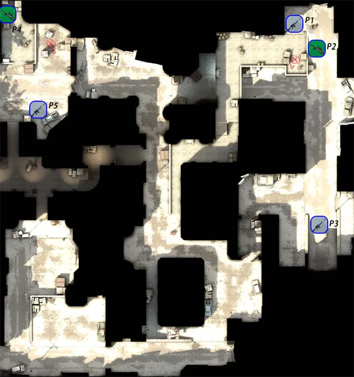 Тактики на карте Dust 2 