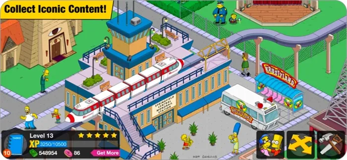 Градостроительная игра The Simpsons™ для iPhone и iPad